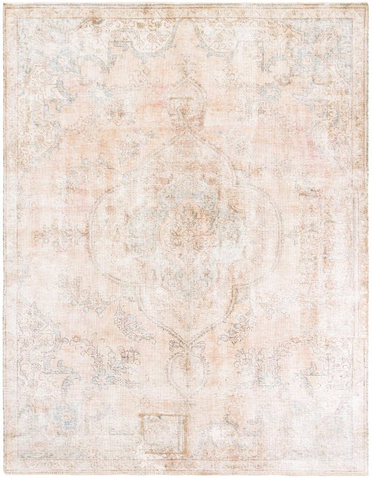 Detail image of 7' 5 x 10' Hand Knotted Ultra Vintage Persian Wool Rug