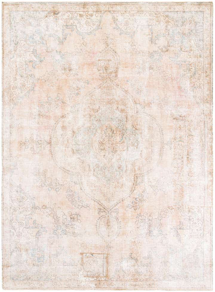 7' 5 x 10' Hand Knotted Ultra Vintage Persian Wool Rug