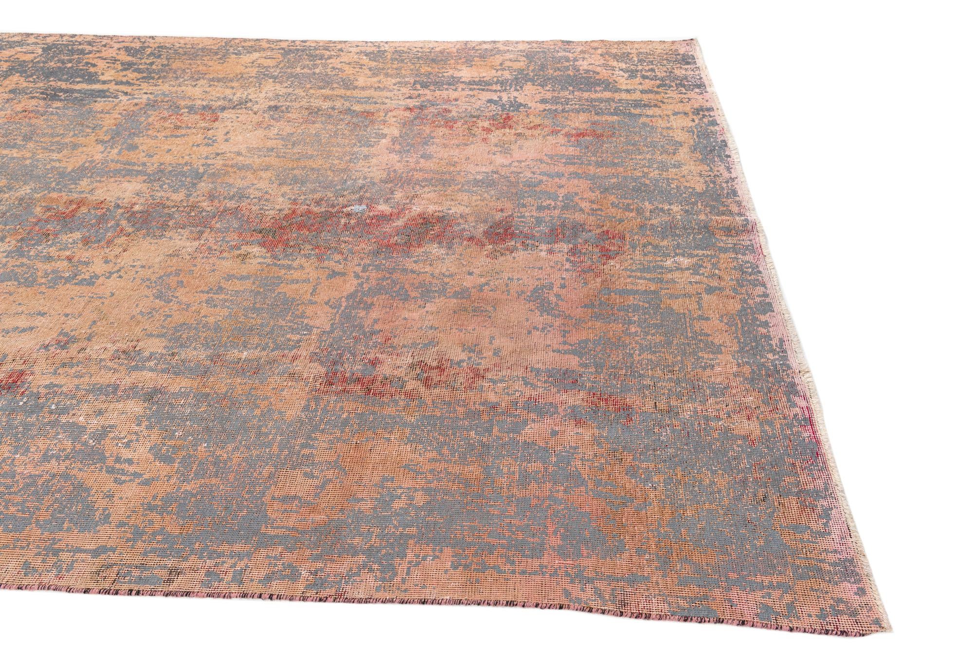7' 5 x 10' 4 Hand Knotted Ultra Vintage Persian Wool Rug