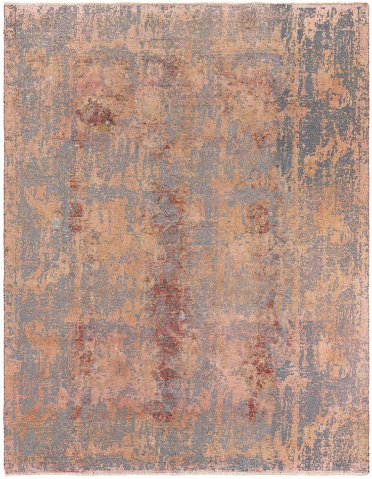 Detail image of 7' 5 x 10' 4 Hand Knotted Ultra Vintage Persian Wool Rug