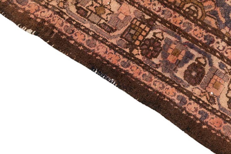 Detail image of 5' 4 x 9' 10 Hand Knotted Ultra Vintage Persian Wool Rug