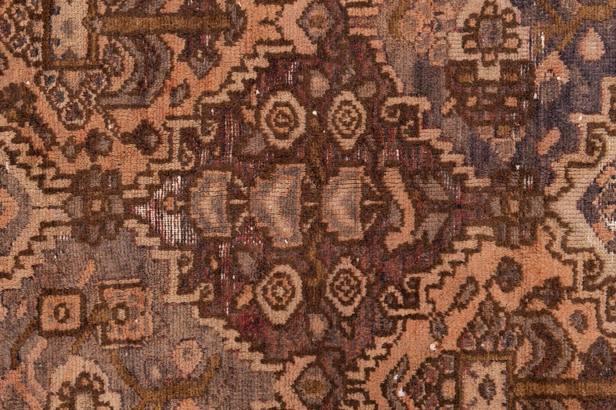 5' 4 x 9' 10 Hand Knotted Ultra Vintage Persian Wool Rug