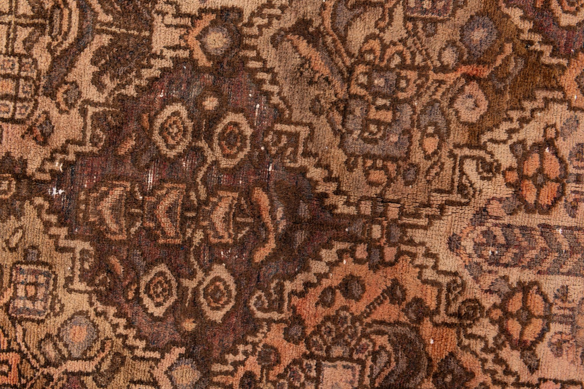5' 4 x 9' 10 Hand Knotted Ultra Vintage Persian Wool Rug