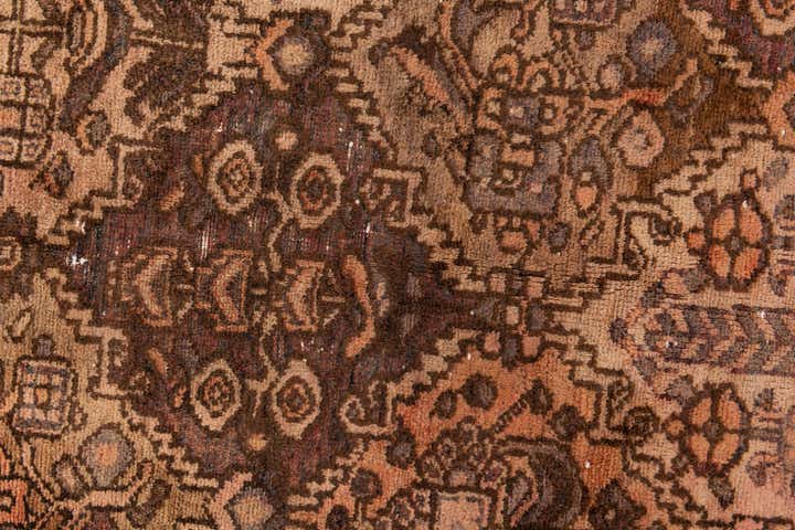 5' 4 x 9' 10 Hand Knotted Ultra Vintage Persian Wool Rug