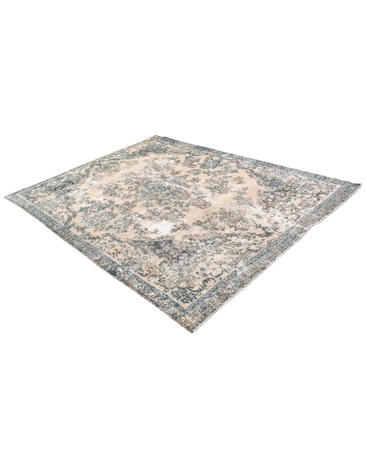 Detail image of 7' 1 x 9' 1 Hand Knotted Ultra Vintage Persian Wool Rug