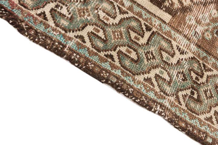 5' 3 x 9' 4 Hand Knotted Ultra Vintage Persian Wool Rug