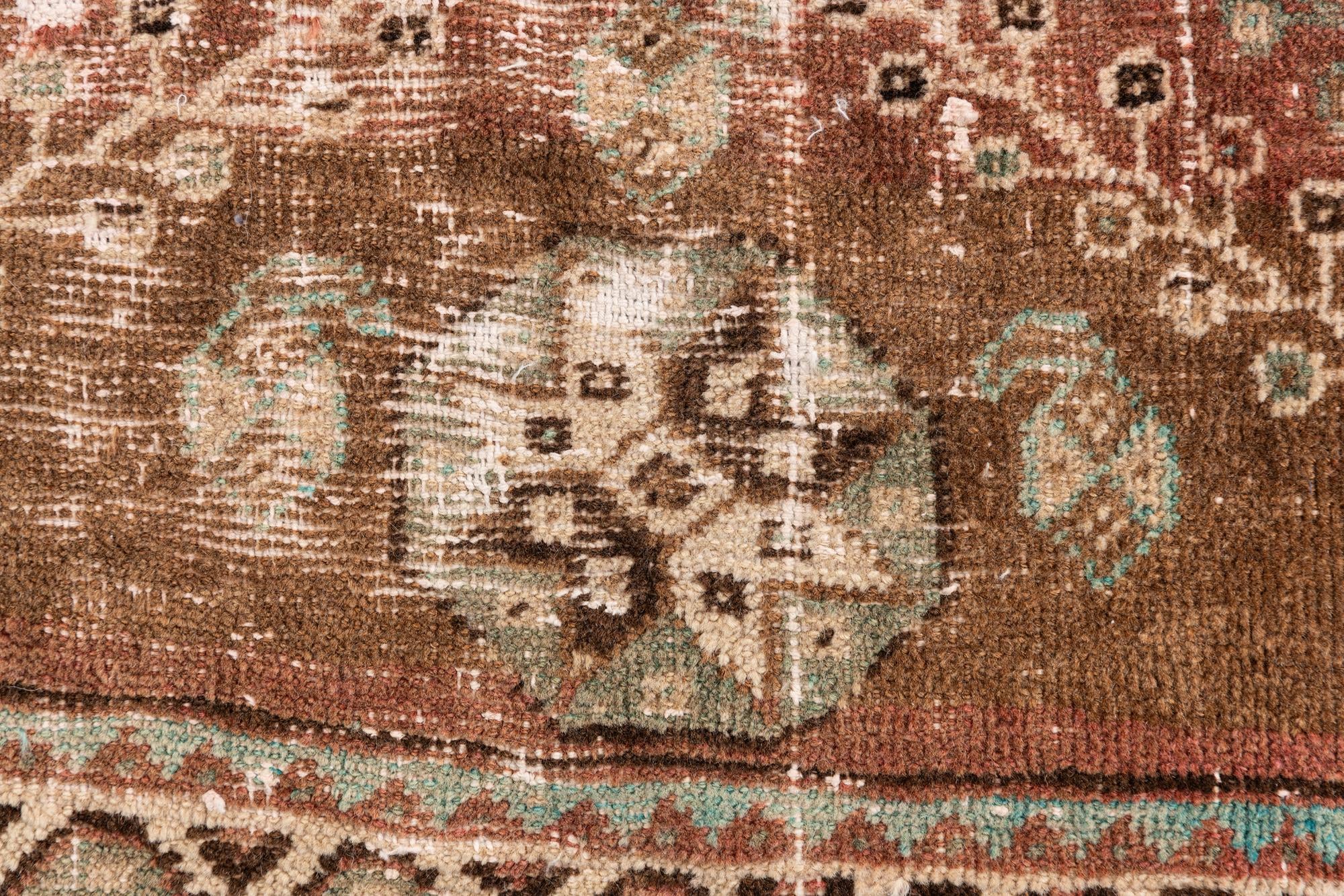 5' 3 x 9' 4 Hand Knotted Ultra Vintage Persian Wool Rug