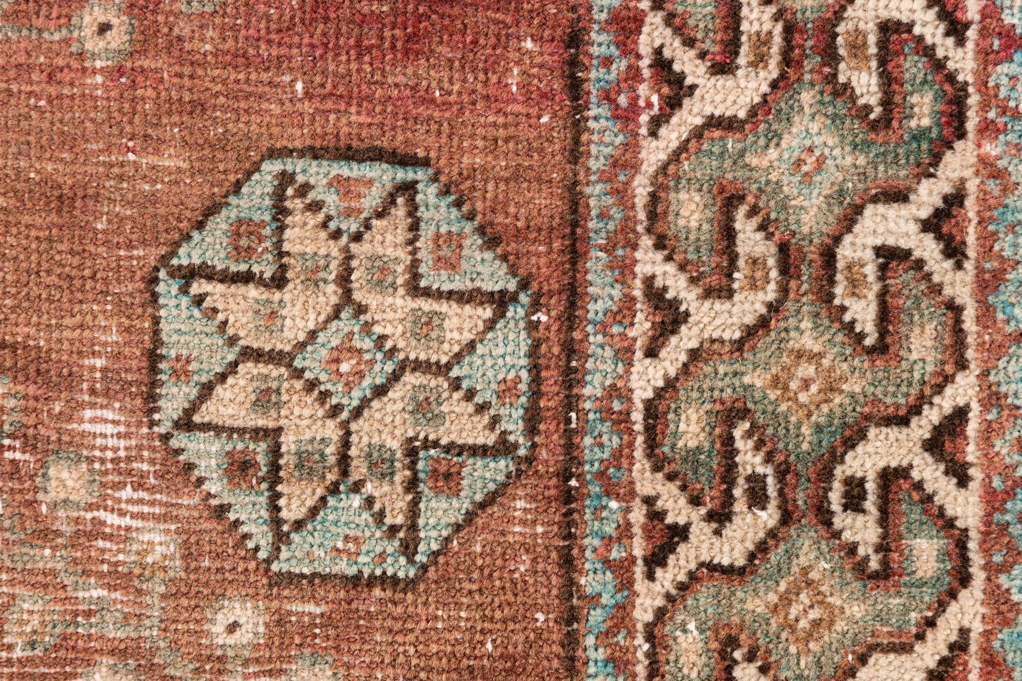 5' 3 x 9' 4 Hand Knotted Ultra Vintage Persian Wool Rug