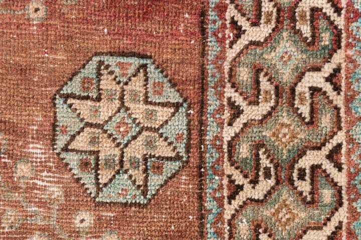 5' 3 x 9' 4 Hand Knotted Ultra Vintage Persian Wool Rug