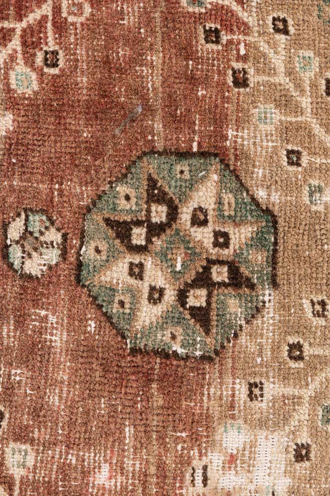 5' 3 x 9' 4 Hand Knotted Ultra Vintage Persian Wool Rug