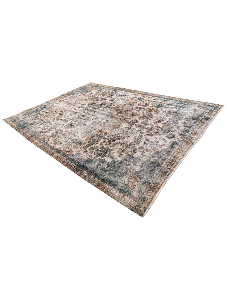 Detail image of 7' 10 x 10' 7 Hand Knotted Ultra Vintage Persian Wool Rug