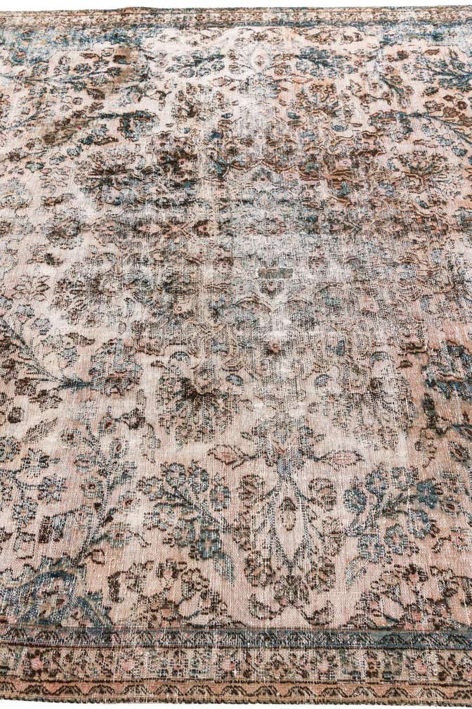 7' 10 x 10' 7 Hand Knotted Ultra Vintage Persian Wool Rug
