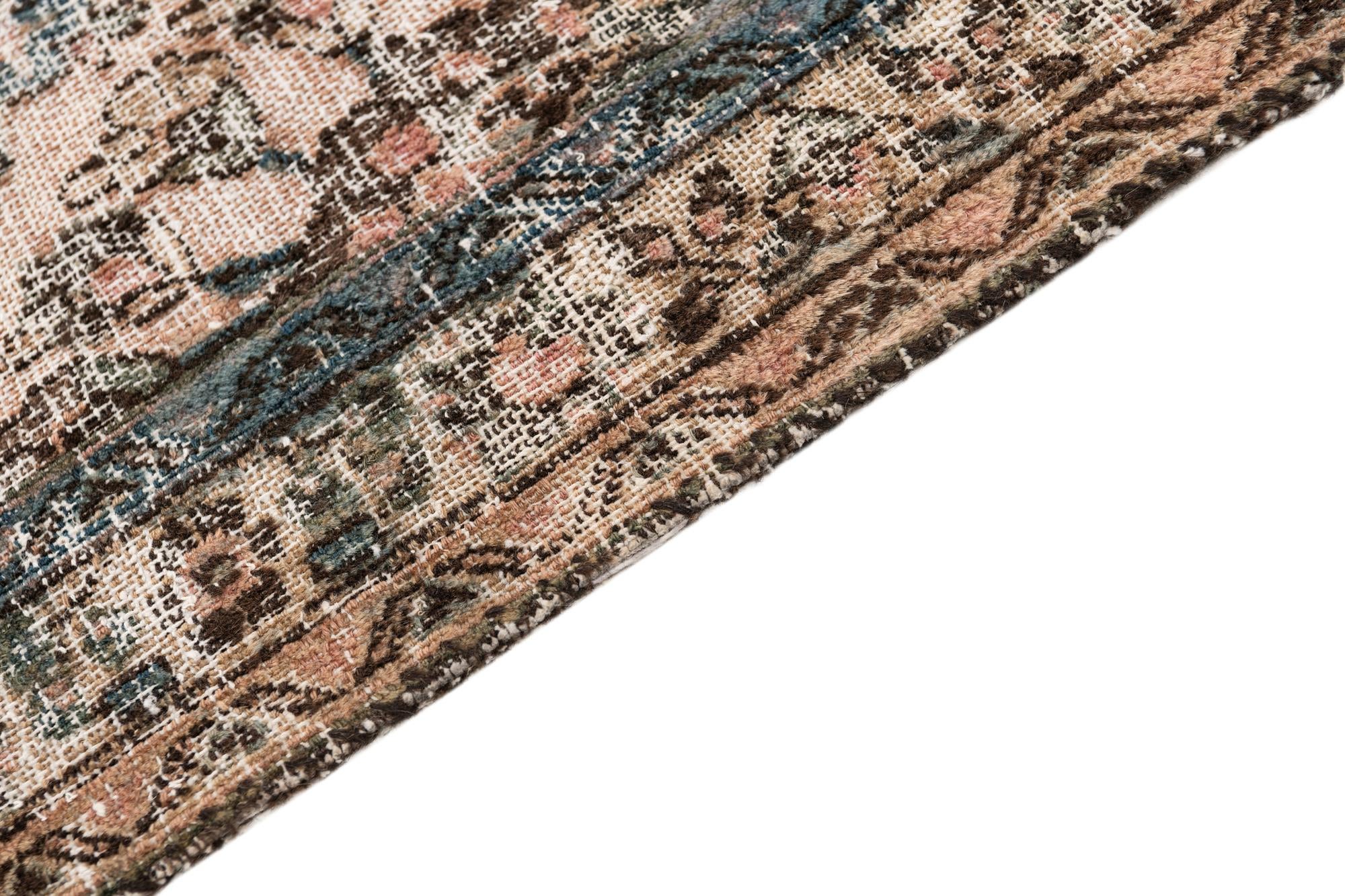 7' 10 x 10' 7 Hand Knotted Ultra Vintage Persian Wool Rug