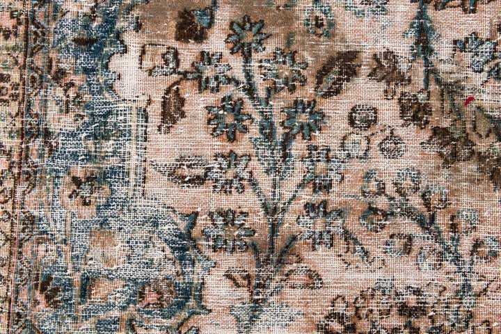 7' 10 x 10' 7 Hand Knotted Ultra Vintage Persian Wool Rug