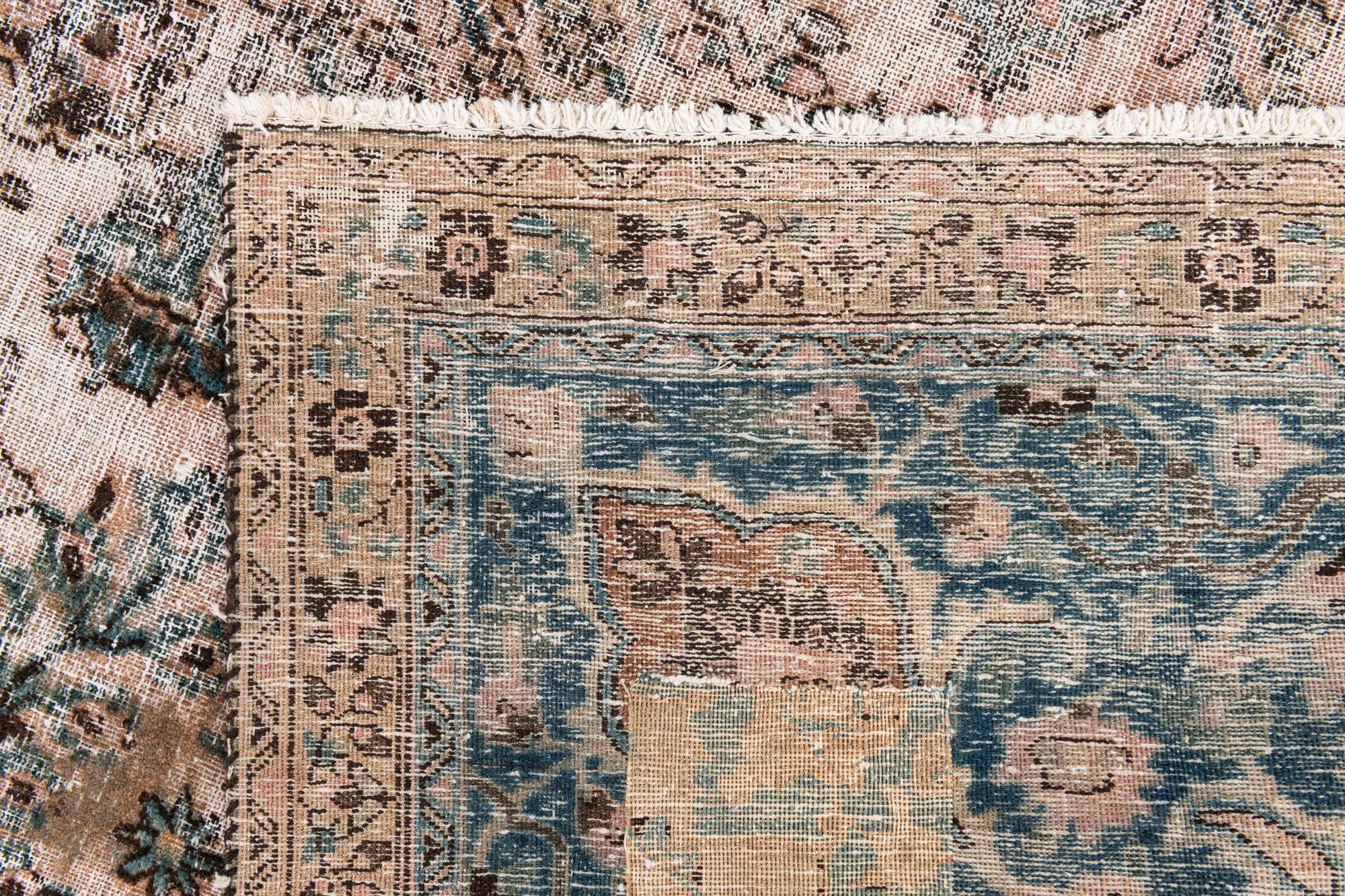 7' 10 x 10' 7 Hand Knotted Ultra Vintage Persian Wool Rug