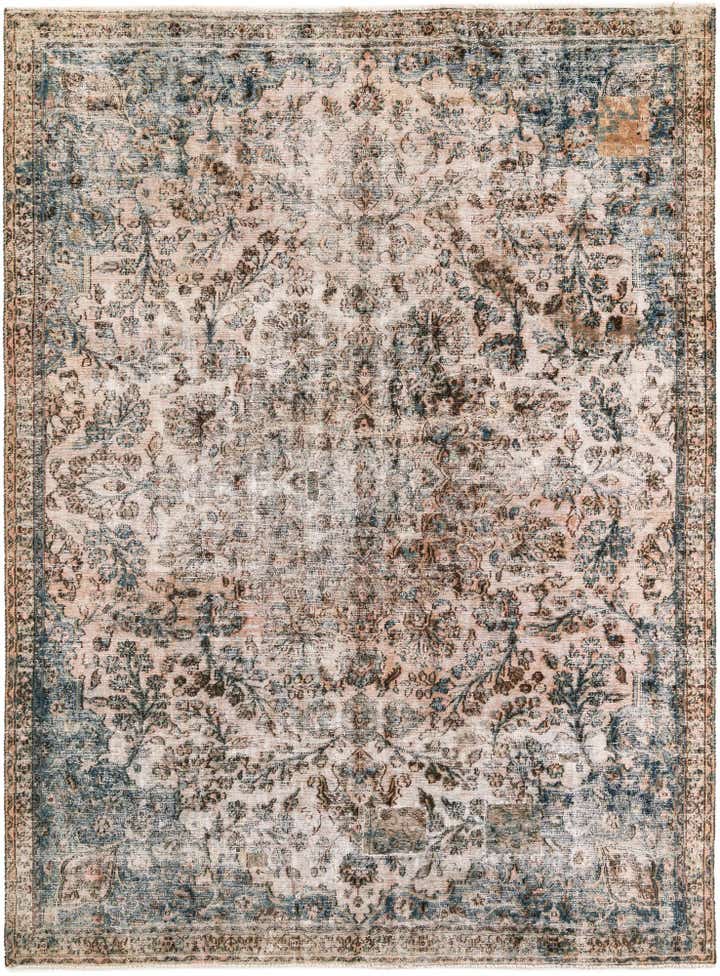 7' 10 x 10' 7 Hand Knotted Ultra Vintage Persian Wool Rug