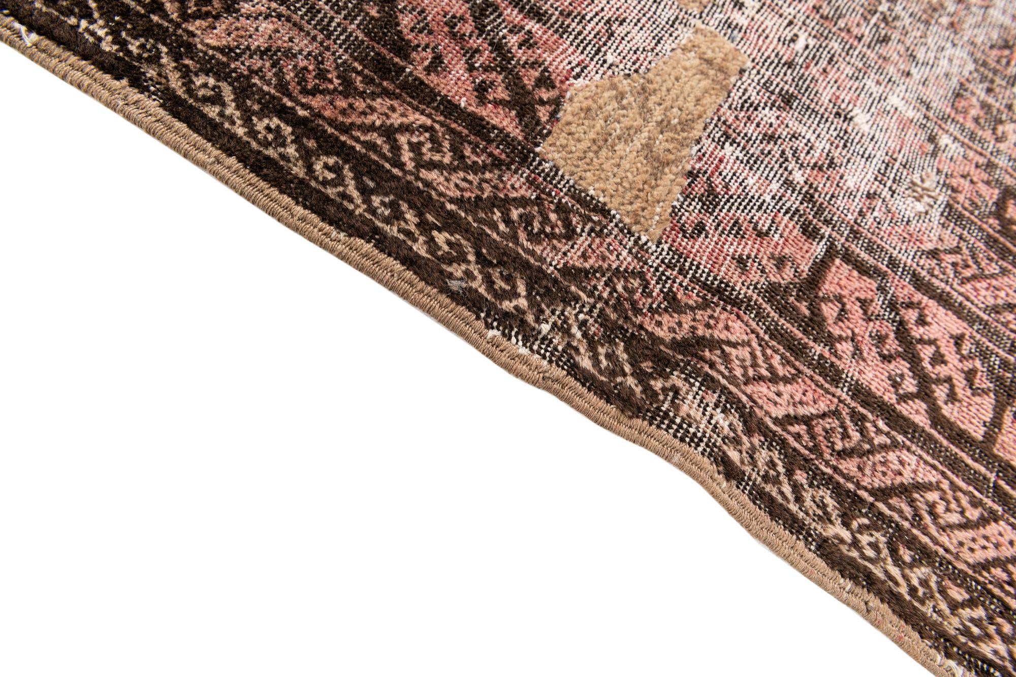 3' 9 x 5' 2 Hand Knotted Ultra Vintage Persian Wool Rug