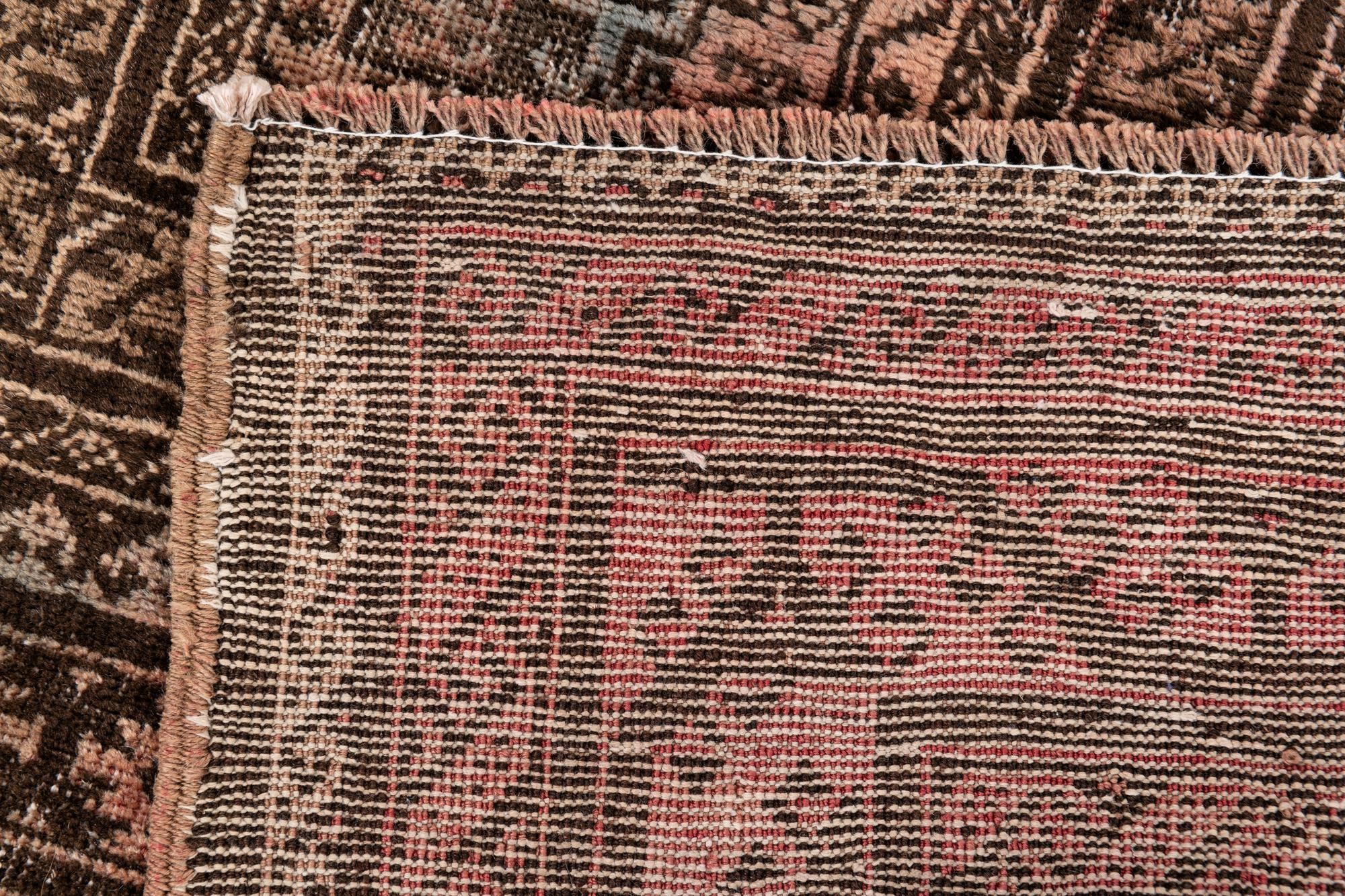 3' 9 x 5' 2 Hand Knotted Ultra Vintage Persian Wool Rug