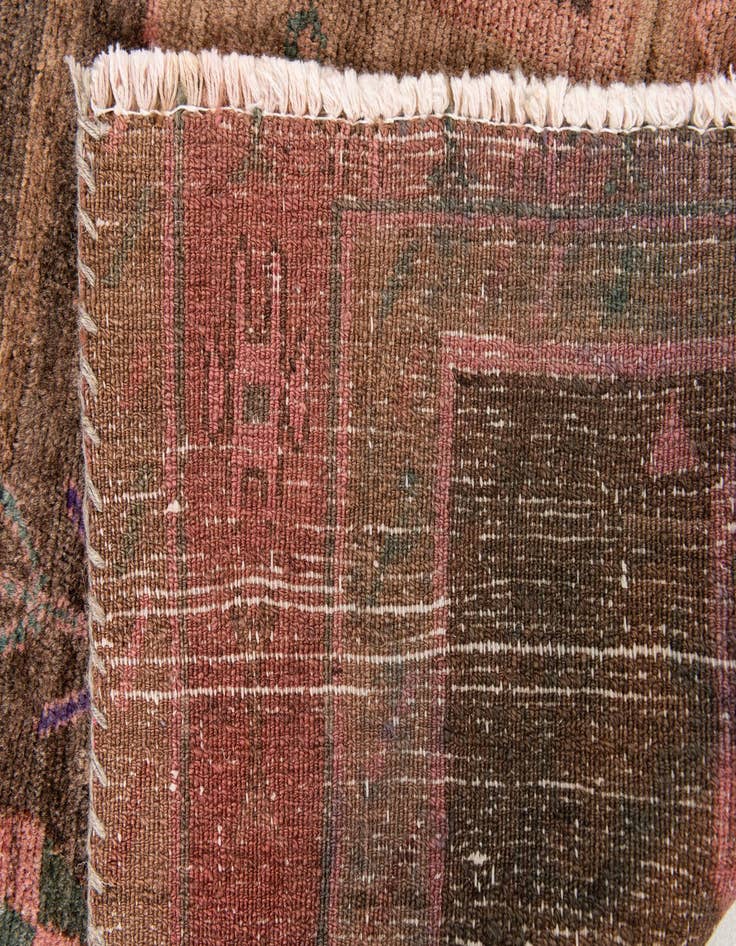 Detail image of 4' 2 x 5' 4  Hand Knotted Ultra Vintage Persian Wool Rug