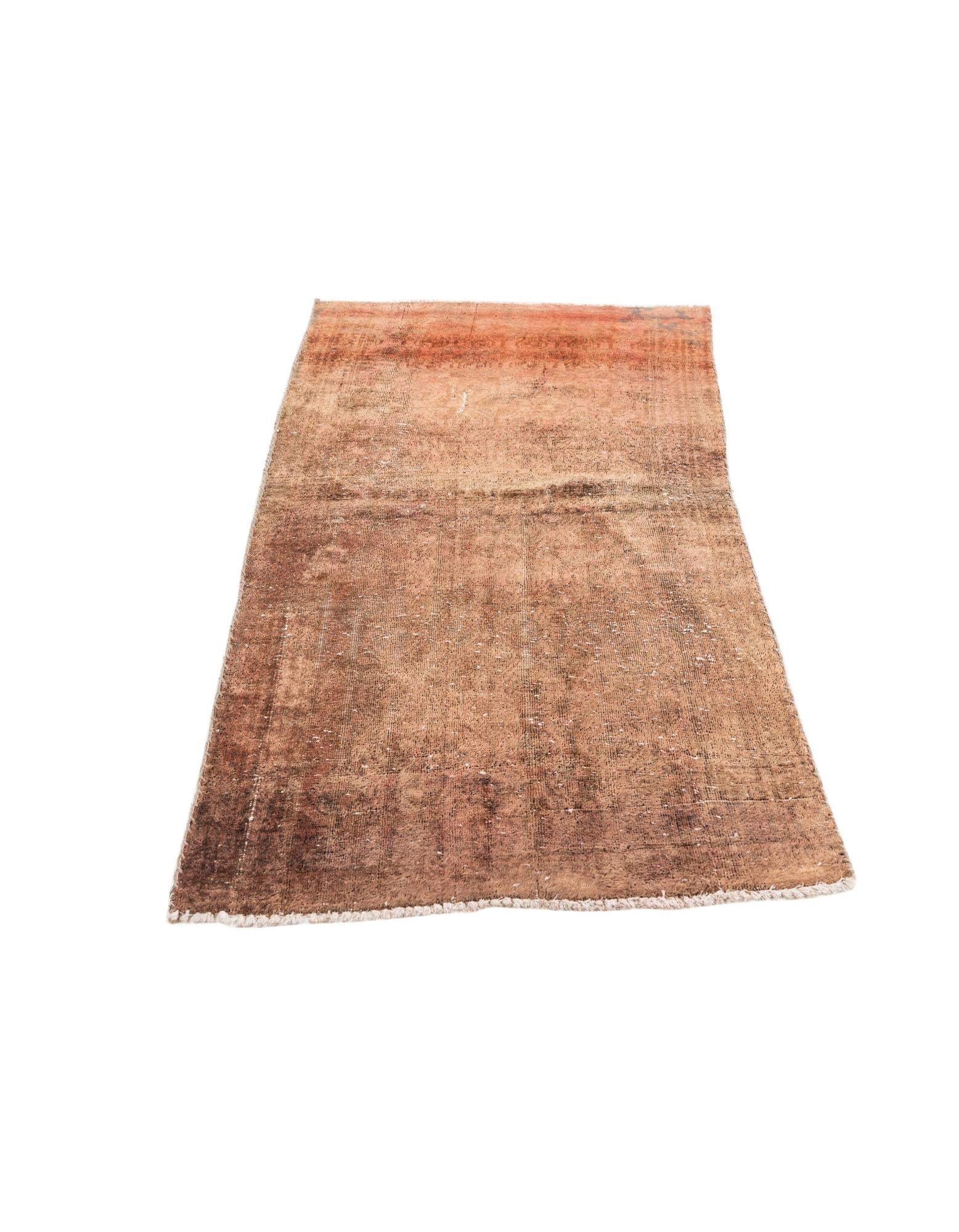 3' x 5' 4 Hand Knotted Ultra Vintage Persian Wool Rug