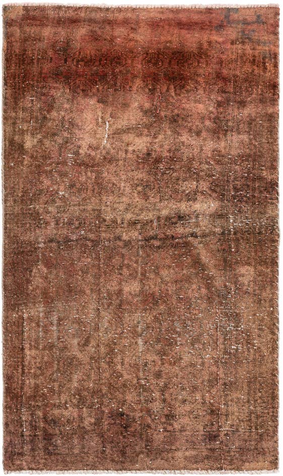 Detail image of 3' x 5' 4 Hand Knotted Ultra Vintage Persian Wool Rug