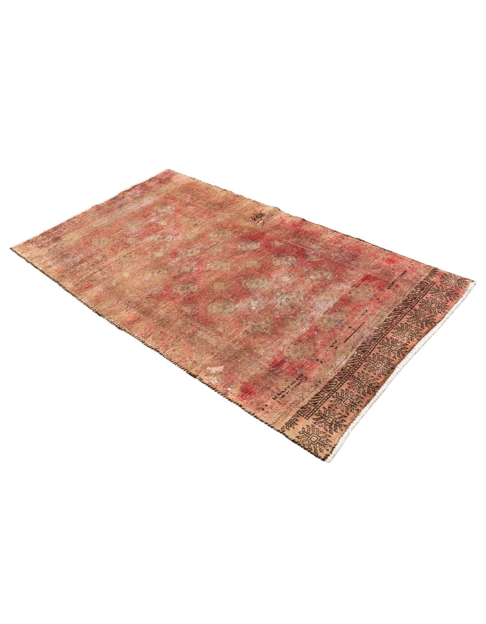 2' 9 x 4' 10 Hand Knotted Ultra Vintage Persian Wool Rug