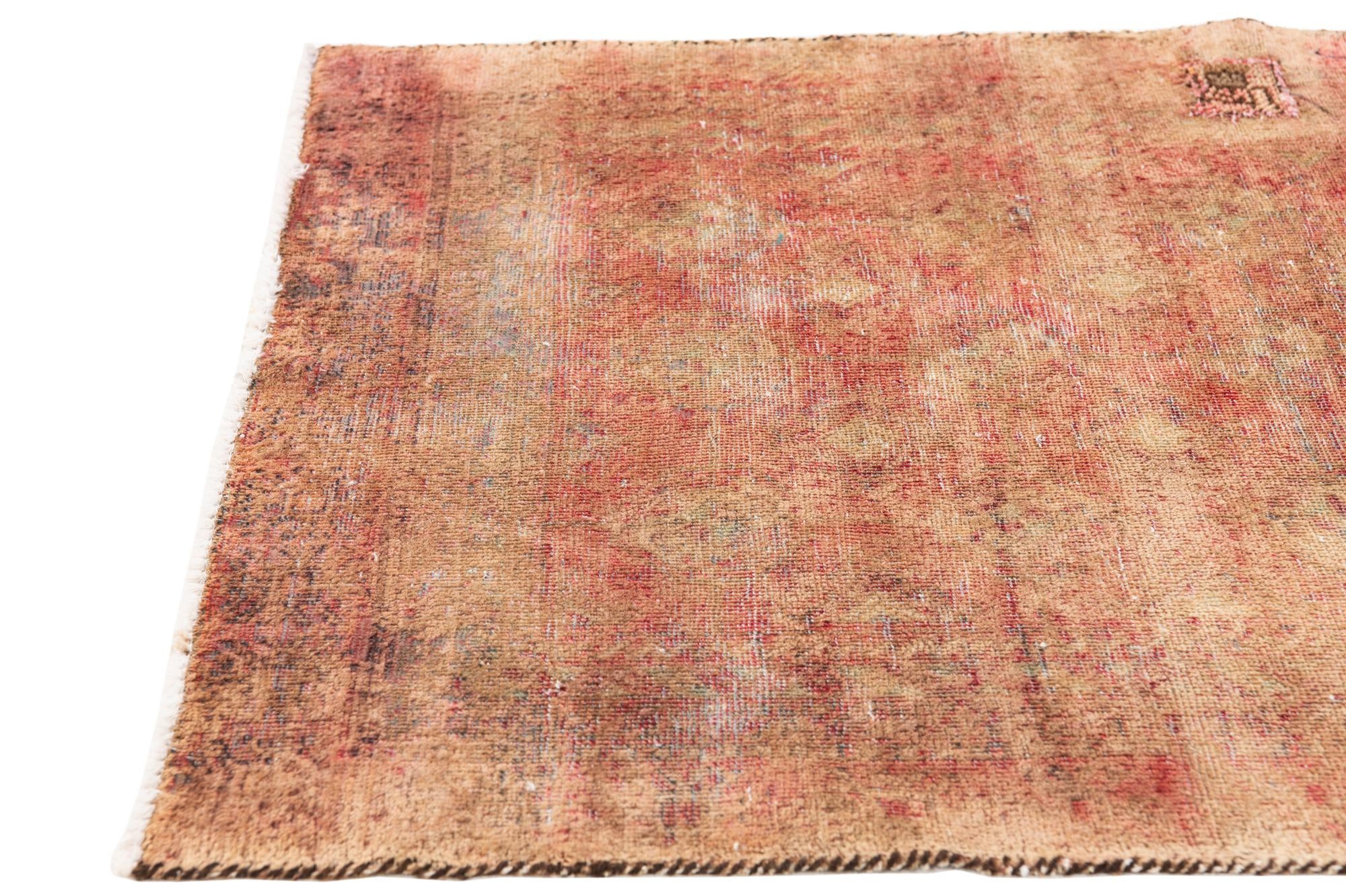 2' 9 x 4' 10 Hand Knotted Ultra Vintage Persian Wool Rug
