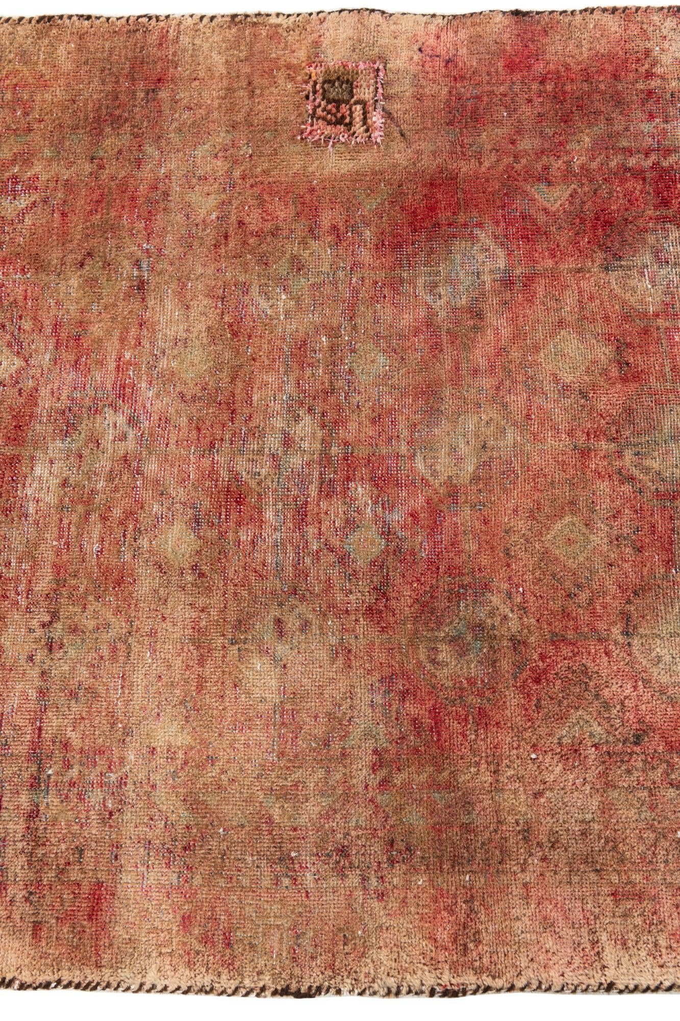 2' 9 x 4' 10 Hand Knotted Ultra Vintage Persian Wool Rug