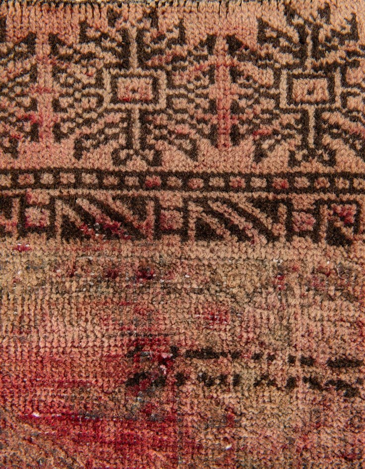 Detail image of 2' 9 x 4' 10  Hand Knotted Ultra Vintage Persian Wool Rug