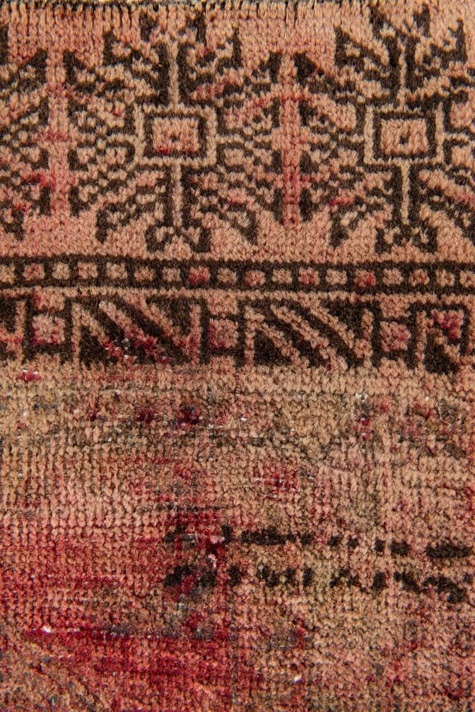 2' 9 x 4' 10 Hand Knotted Ultra Vintage Persian Wool Rug