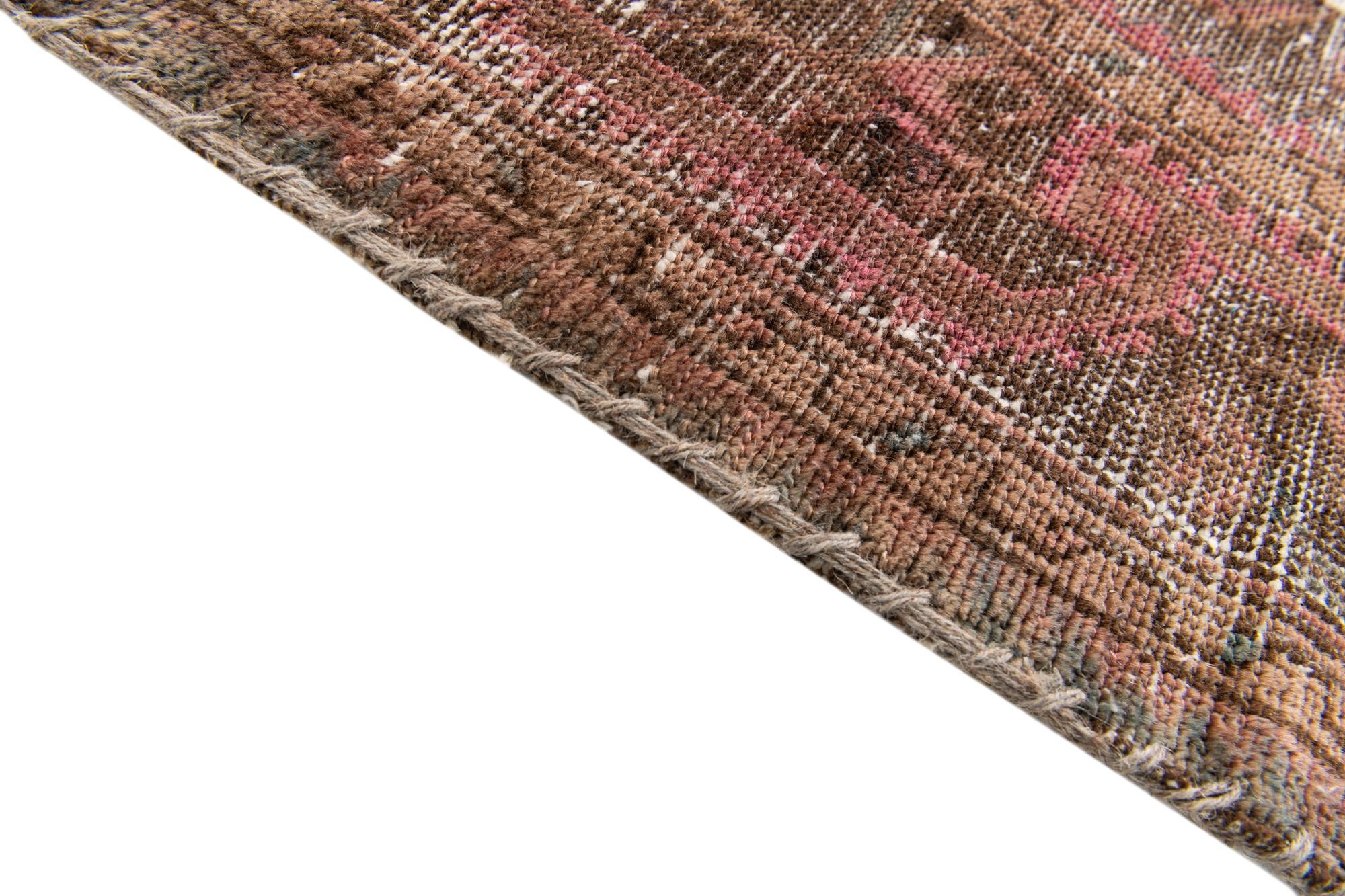 3' x 5' Hand Knotted Ultra Vintage Persian Wool Rug