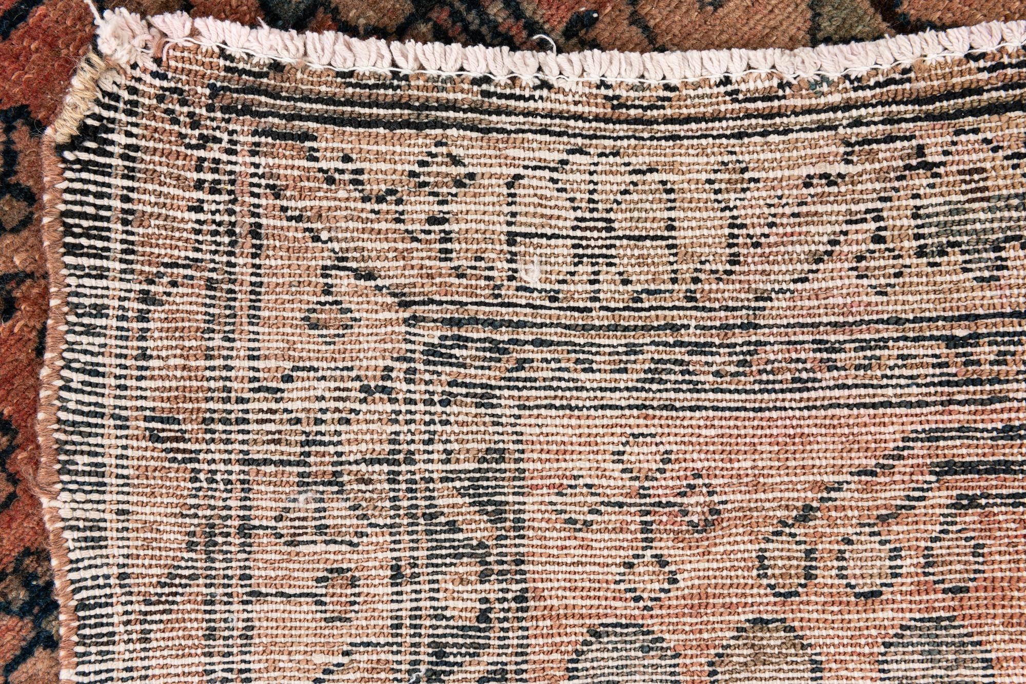 3' 9 x 6' 5 Hand Knotted Ultra Vintage Persian Wool Rug