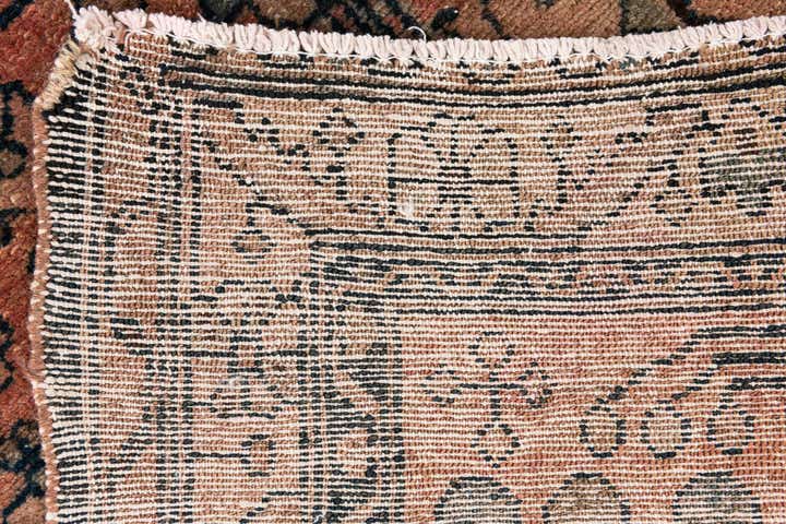 3' 9 x 6' 5 Hand Knotted Ultra Vintage Persian Wool Rug