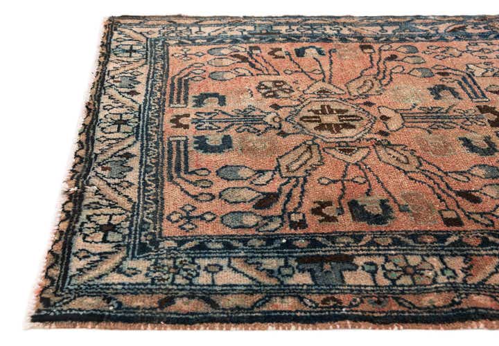 3' 9 x 6' 5 Hand Knotted Ultra Vintage Persian Wool Rug