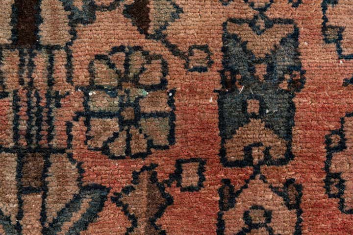 3' 9 x 6' 5 Hand Knotted Ultra Vintage Persian Wool Rug