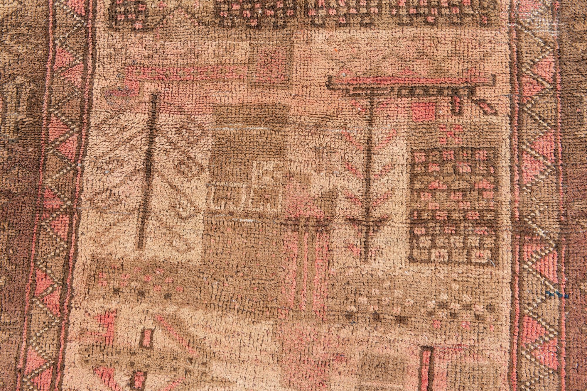 2' 8 x 4' 3 Hand Knotted Ultra Vintage Persian Wool Rug