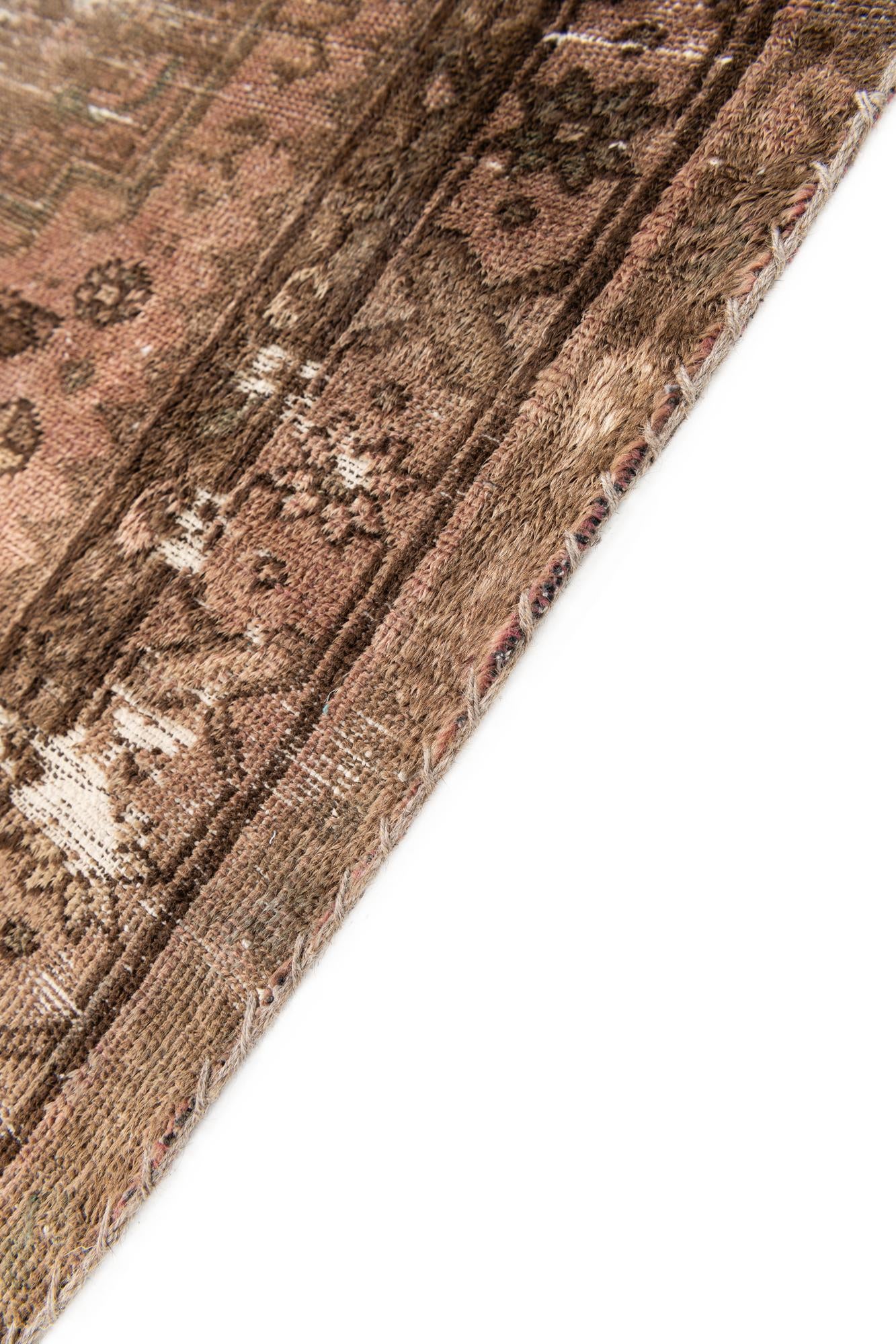 3' 5 x 5' 10 Hand Knotted Ultra Vintage Persian Wool Rug