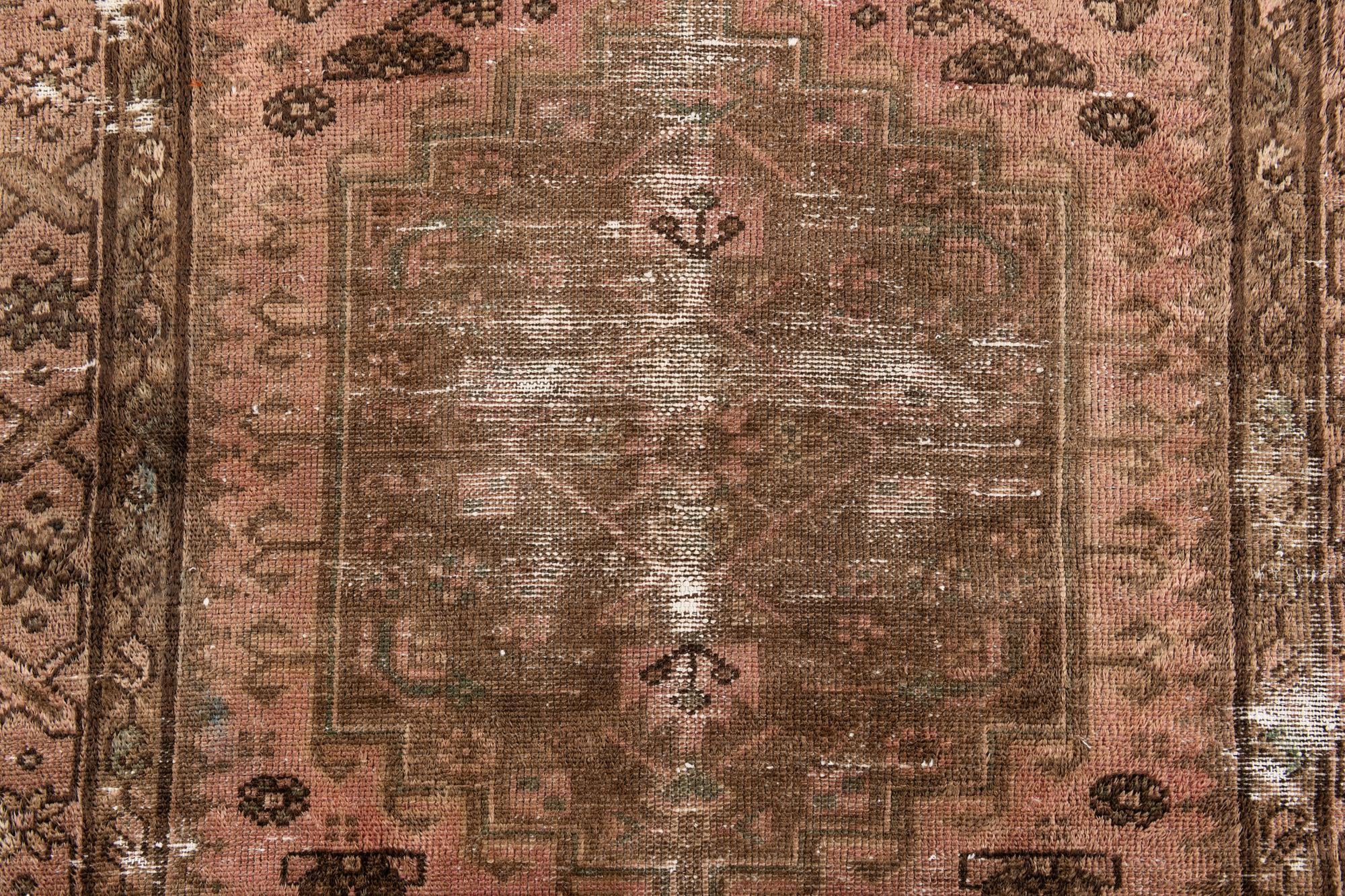 3' 5 x 5' 10 Hand Knotted Ultra Vintage Persian Wool Rug