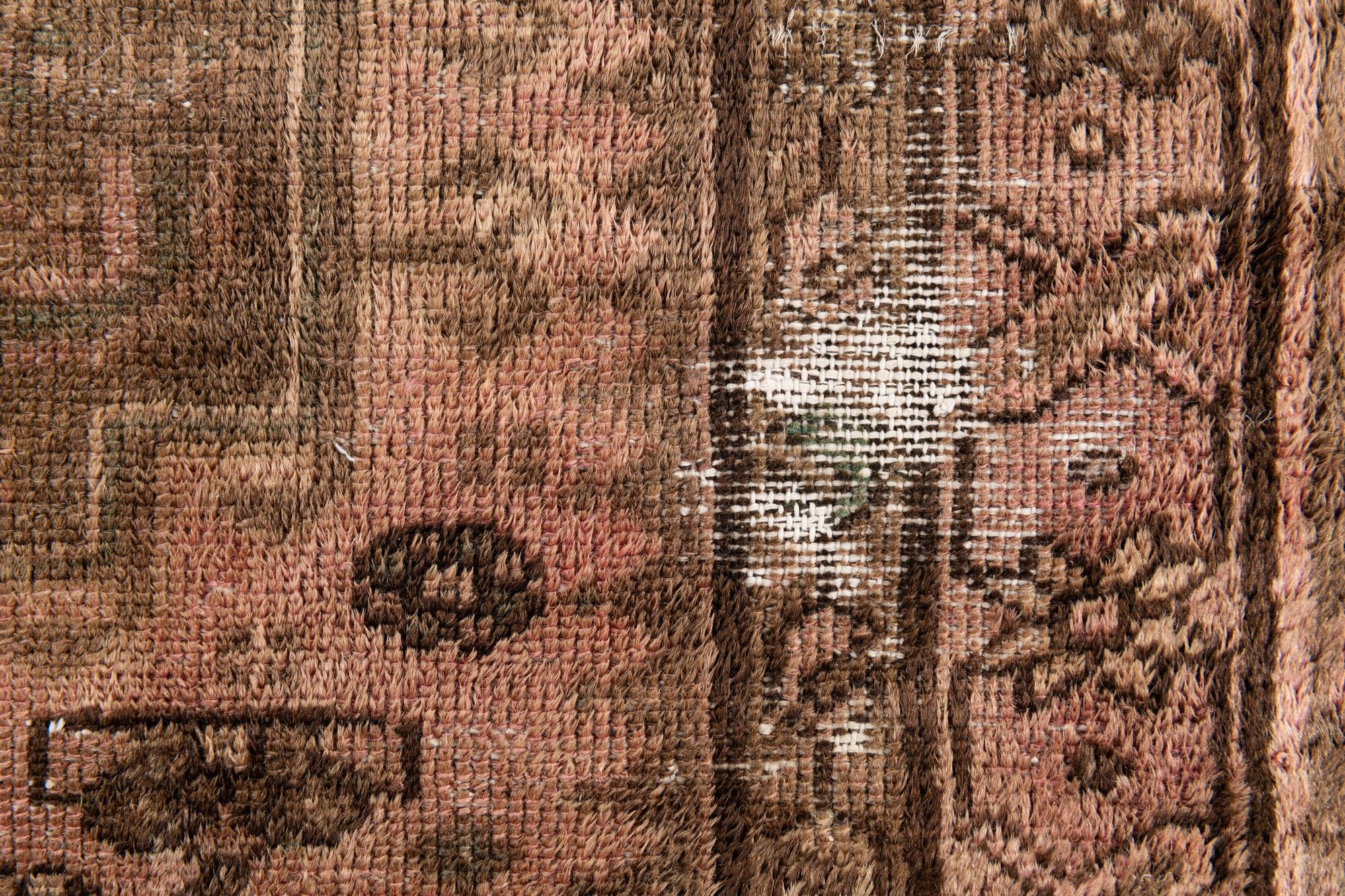 3' 5 x 5' 10 Hand Knotted Ultra Vintage Persian Wool Rug