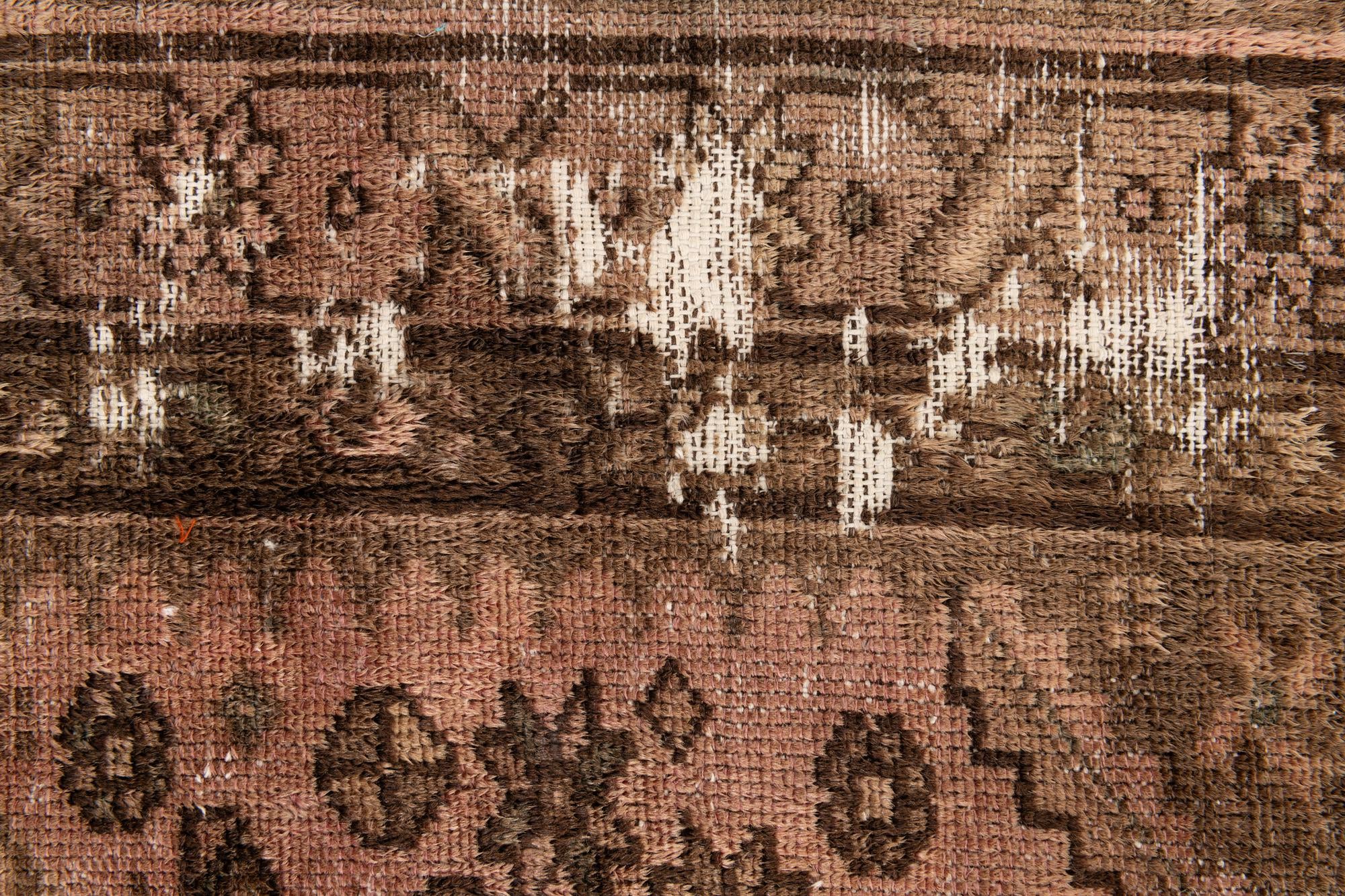 3' 5 x 5' 10 Hand Knotted Ultra Vintage Persian Wool Rug