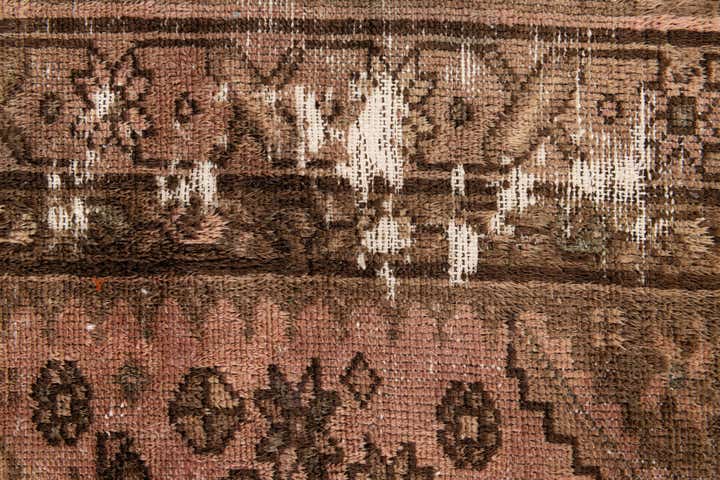 3' 5 x 5' 10 Hand Knotted Ultra Vintage Persian Wool Rug