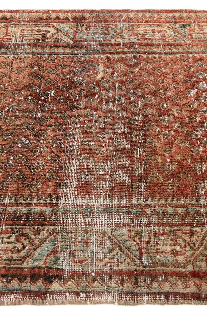 2' 9 x 4' 3 Hand Knotted Ultra Vintage Persian Wool Rug