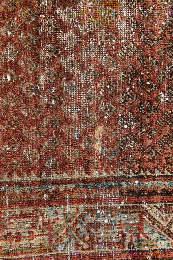 2' 9 x 4' 3 Hand Knotted Ultra Vintage Persian Wool Rug