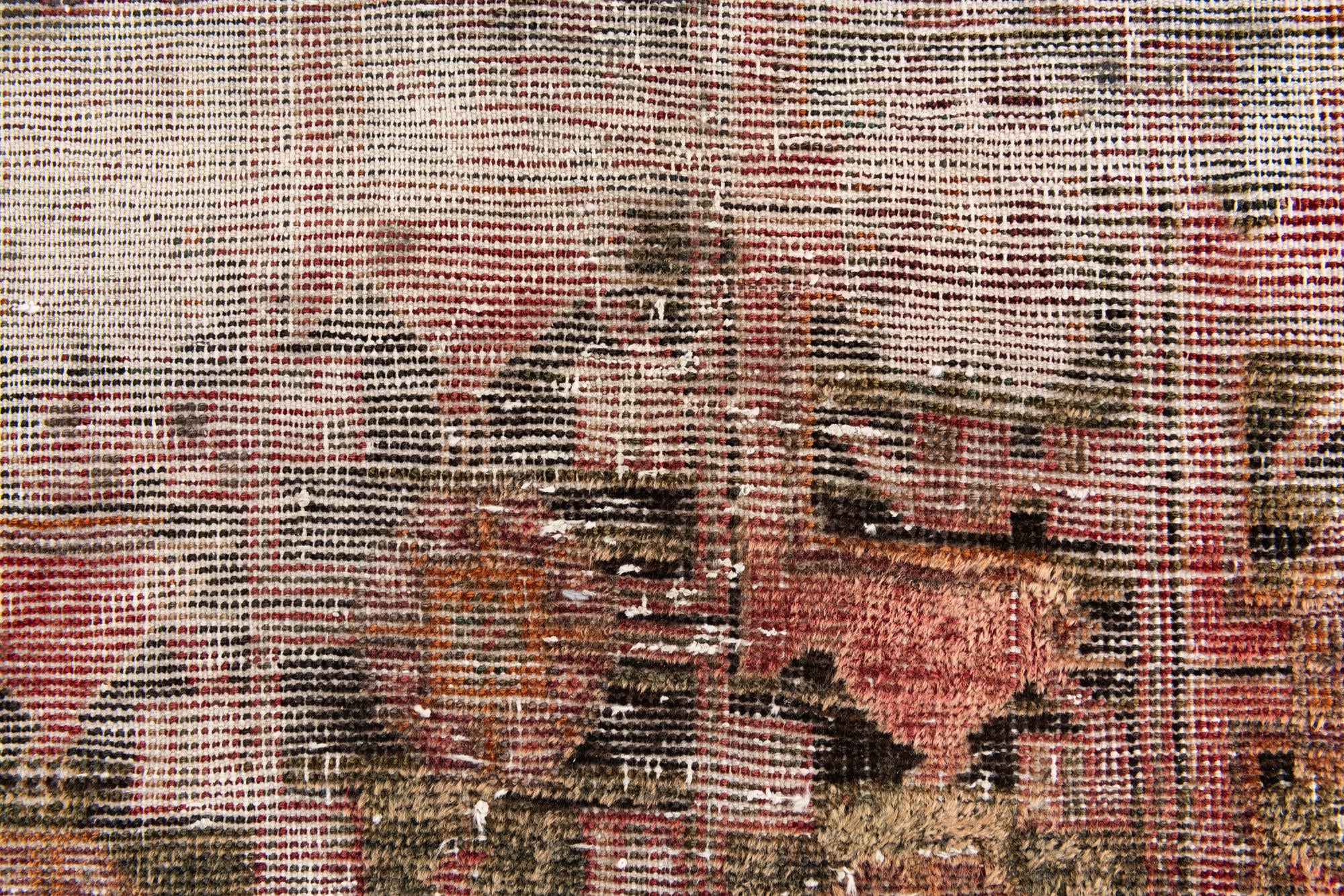 3' 6 x 4' 10 Hand Knotted Ultra Vintage Persian Wool Rug