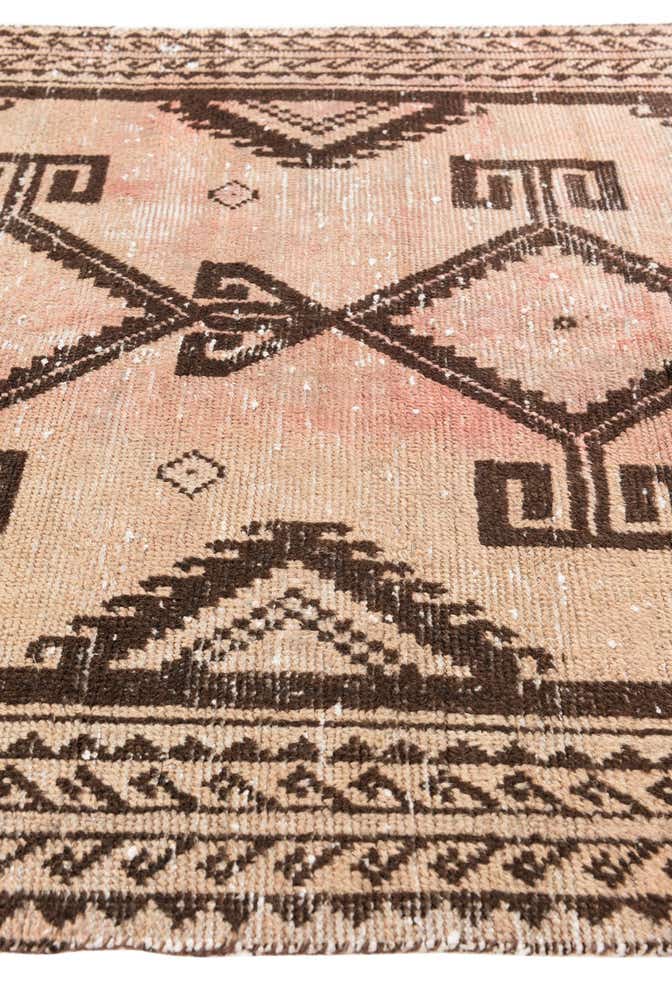 3' 7 x 6' 4 Hand Knotted Ultra Vintage Persian Wool Rug