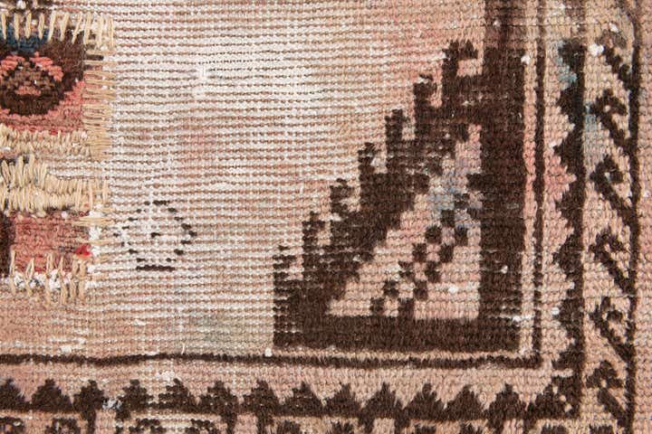 3' 7 x 6' 4 Hand Knotted Ultra Vintage Persian Wool Rug