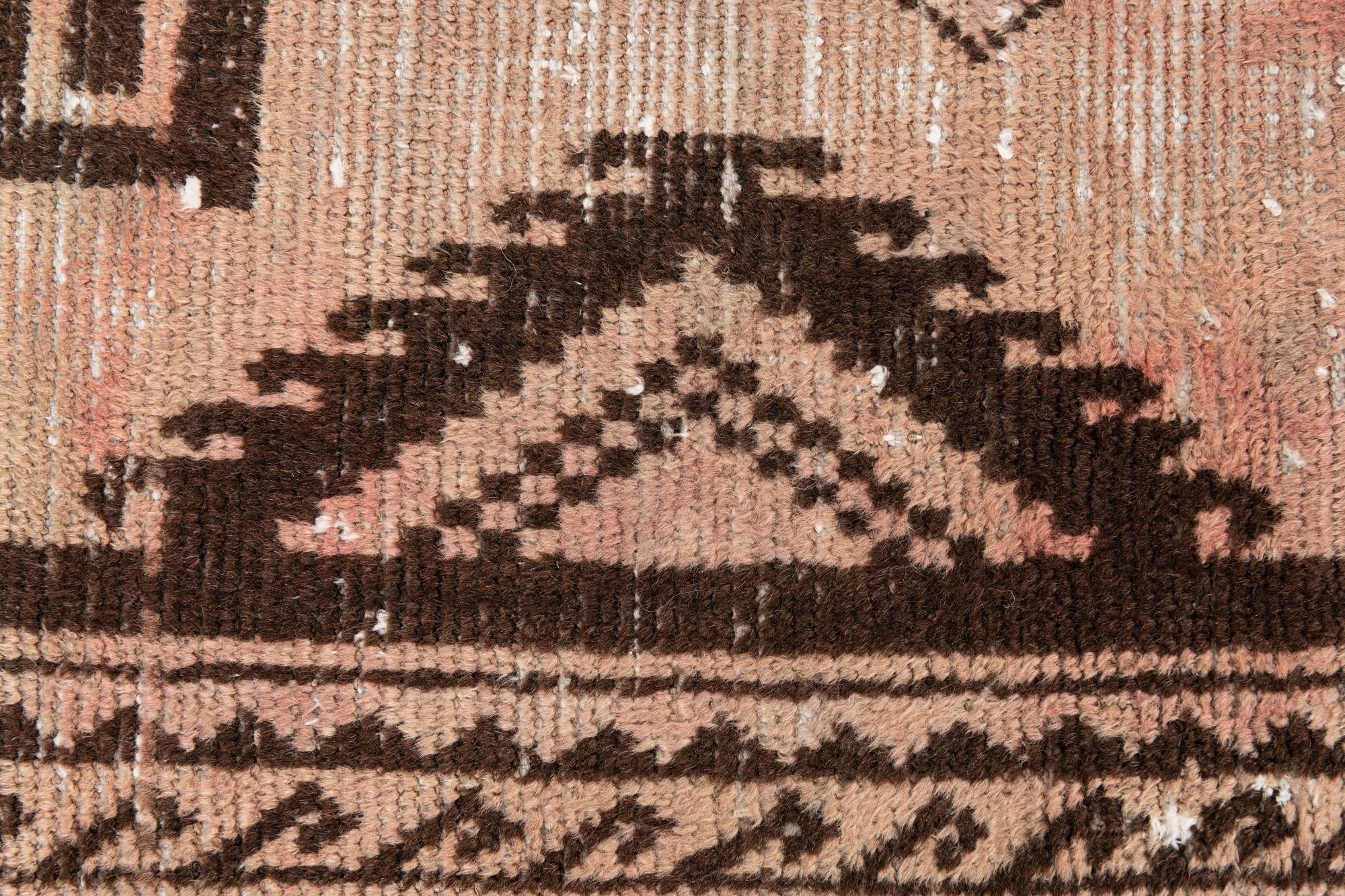 3' 7 x 6' 4 Hand Knotted Ultra Vintage Persian Wool Rug