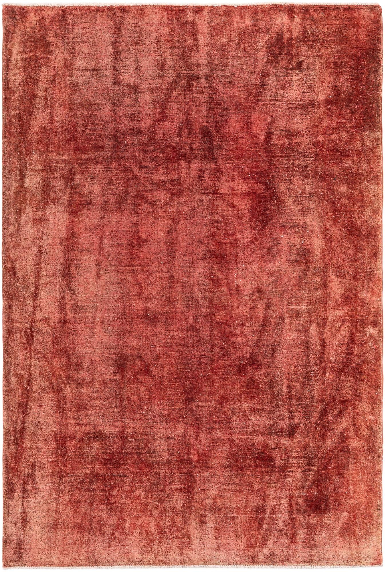 5' 5 x 8' 2 Hand Knotted Ultra Vintage Persian Wool Rug