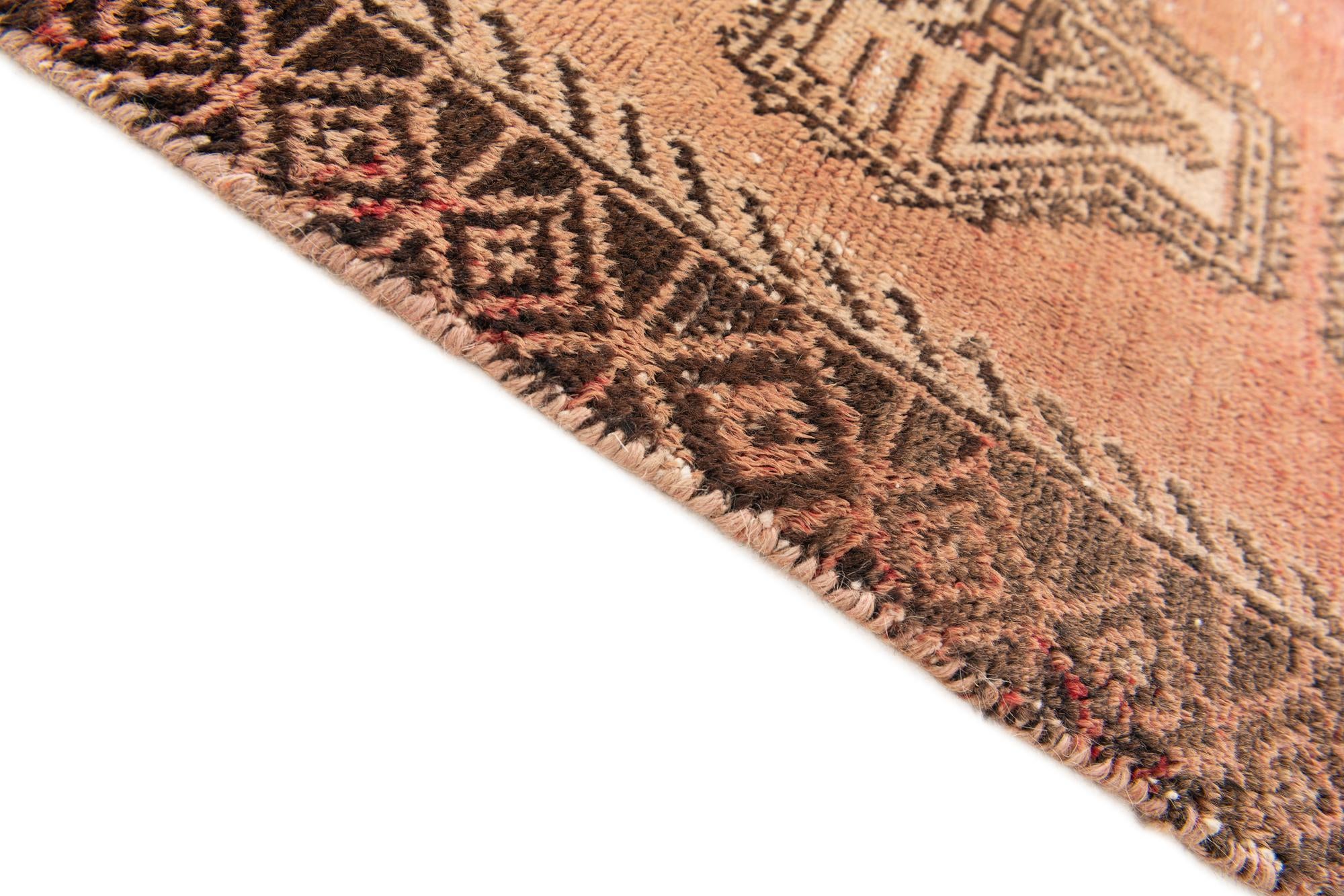 3' 5 x 6' 2 Hand Knotted Ultra Vintage Persian Wool Rug