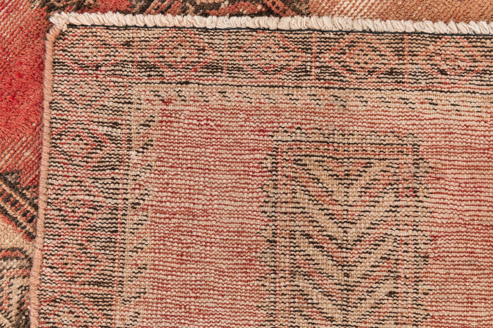 3' 5 x 6' 2 Hand Knotted Ultra Vintage Persian Wool Rug